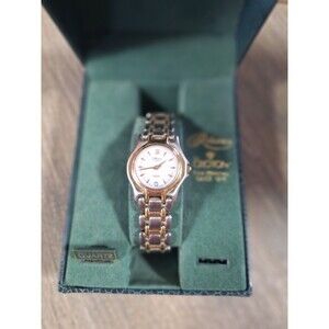 Reliance By Croton 2 Tone Quartz  Watch With original box.  Tested and works